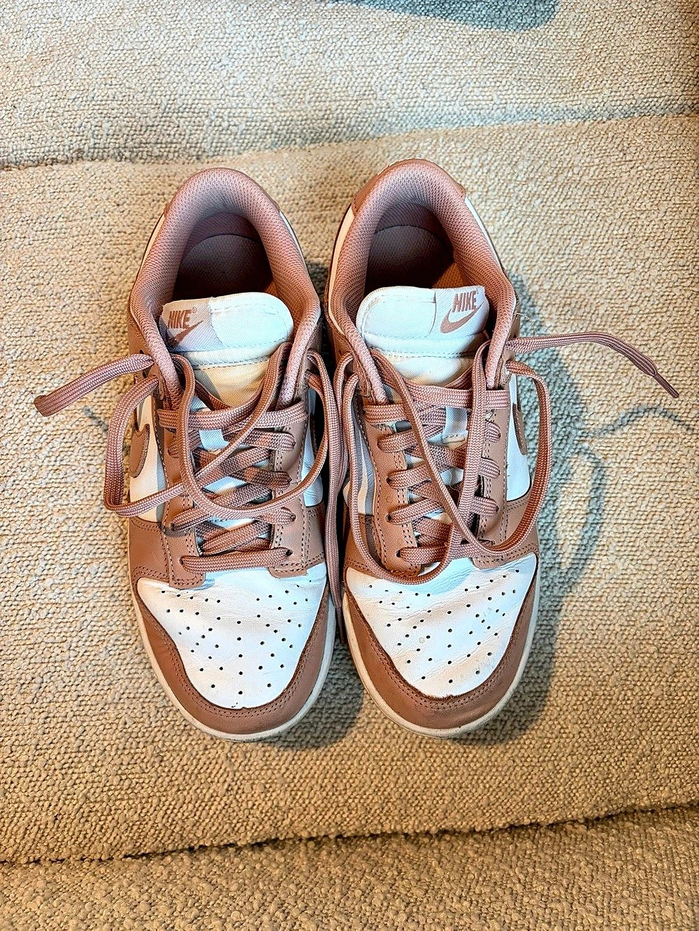 Nike Dunk Low Color Block Sneakers US 8.5 Good